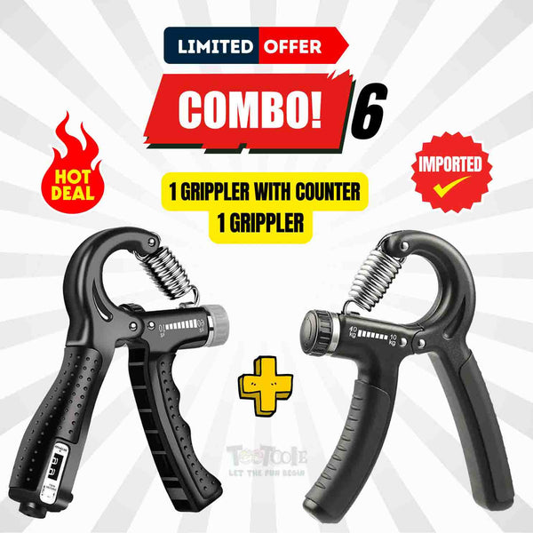 Combo 6 - Hand Grippler + Hand Grippler w/ Display Counter