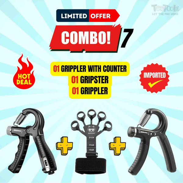 Combo 7 - Finger Gripster + + Grippler + Grippler w/ Display Counter