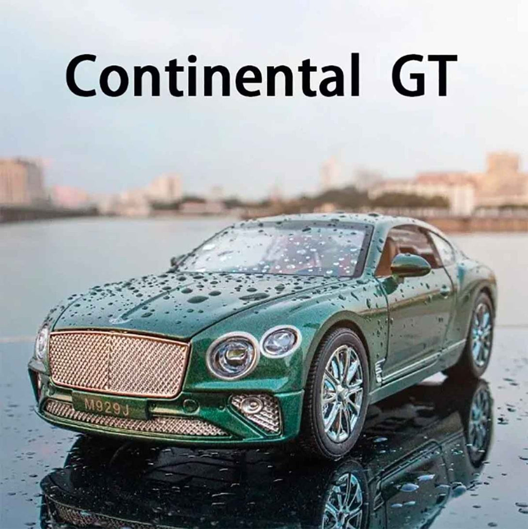 Diecast Bentley Continental GT Metal Vehicle Toy with Light Sound for Kids - Tootooie