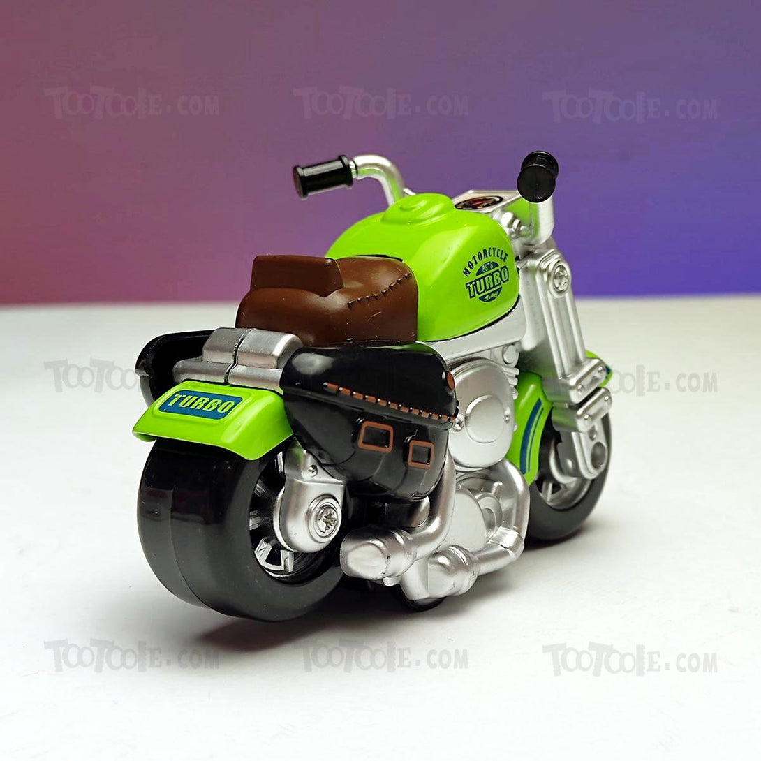 1:32 Diecast Harley Motorcycle Bike Pull Back Car Model for Kids - Tootooie