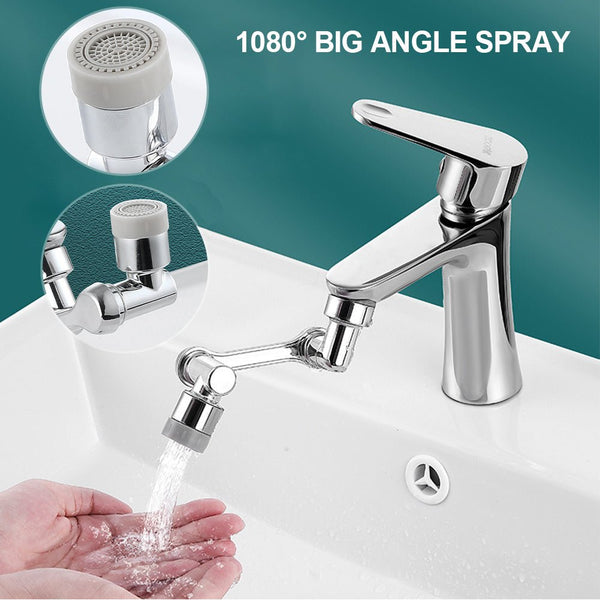 180 Degree Kitchen Washroom Water Rotation Extender Faucet Home Accessories Gadgets - Tootooie