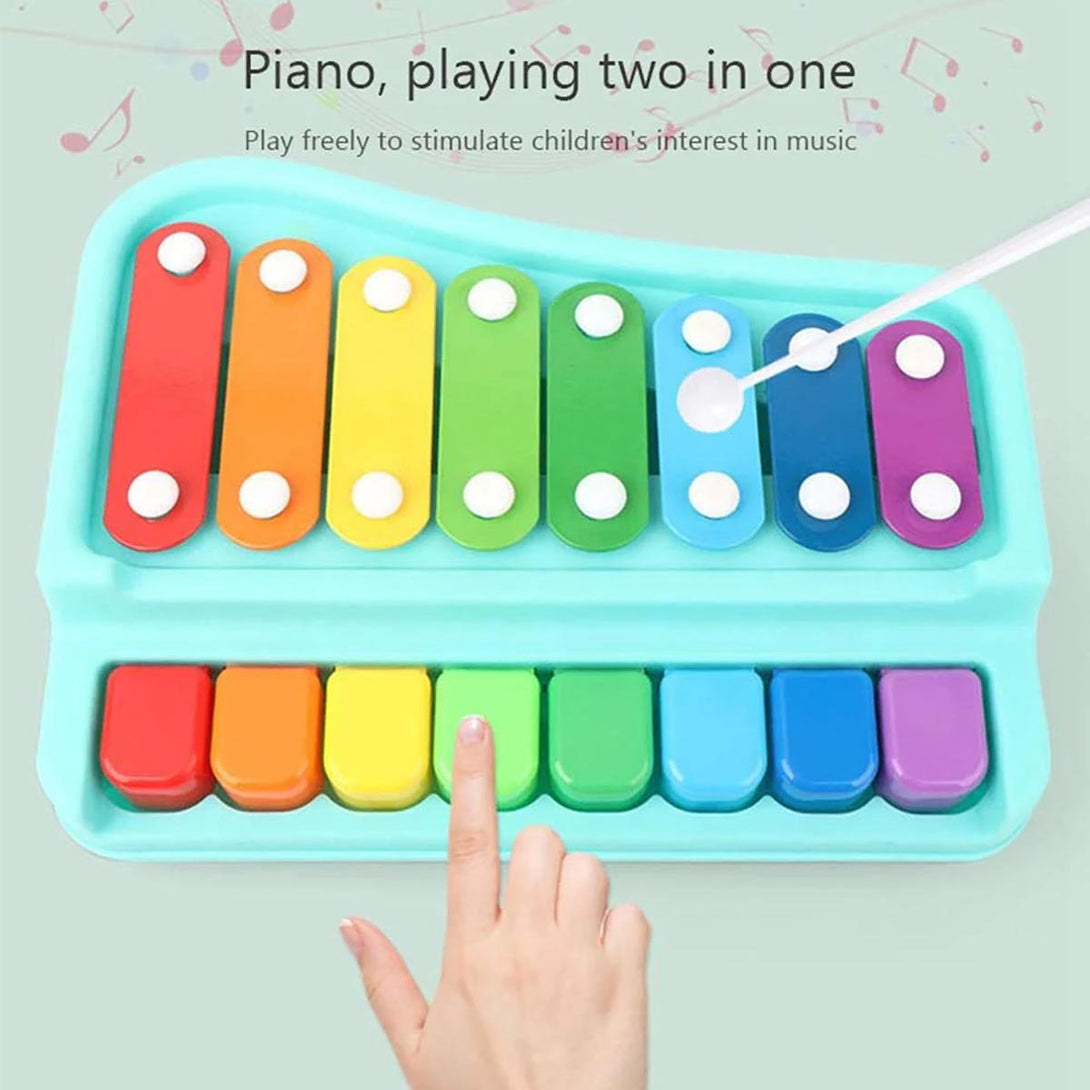 2 in 1 Piano Xylophone Musical Instruments Toy Set for Kids - Tootooie