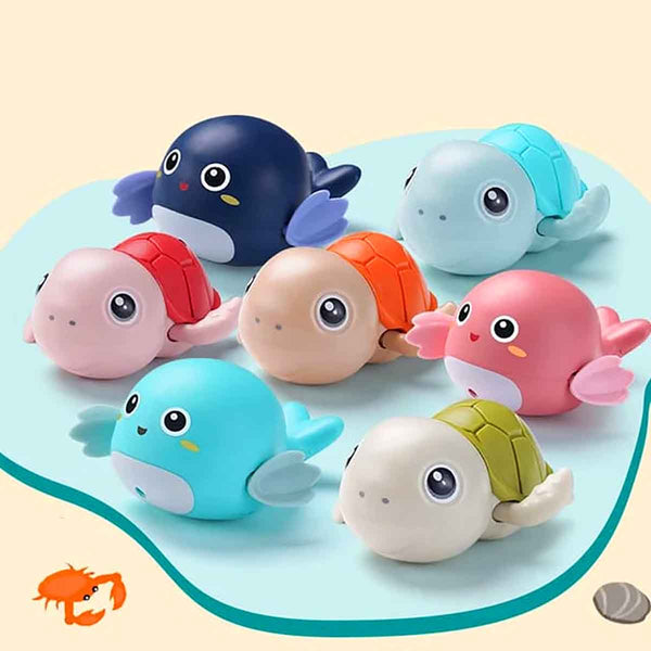 2 Pack Cute Swimming Water Bath Floating Wind-up Bathtub Pool Toys Toddlers - Tootooie