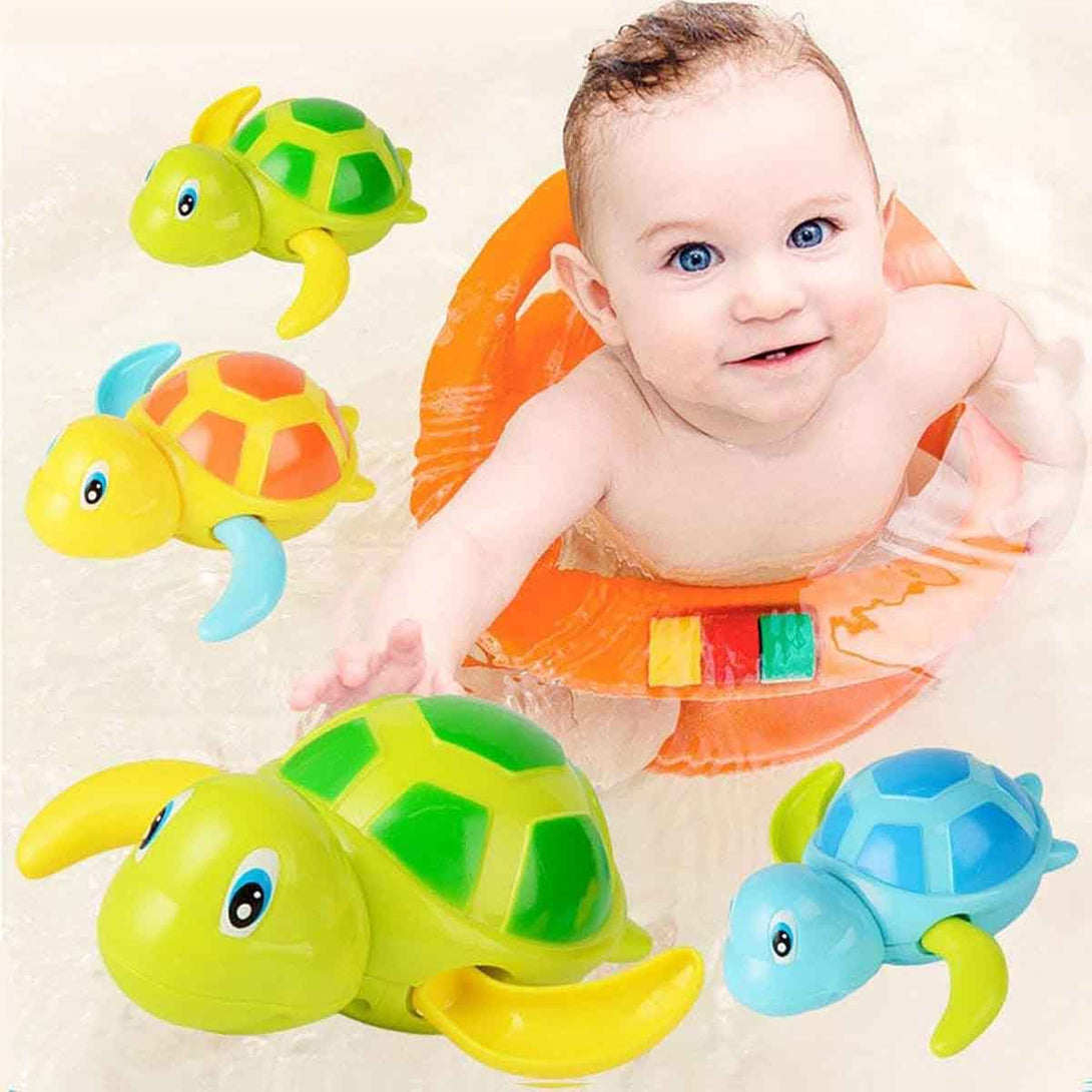 2 Pcs Turtle Wind Up Bathtub Floating Water Bathing Toy for Toddlers - Tootooie