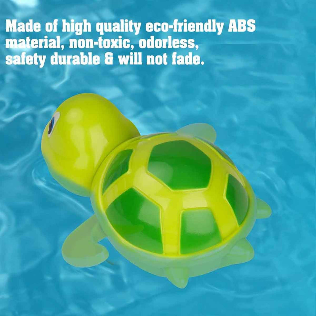 2 Pcs Turtle Wind Up Bathtub Floating Water Bathing Toy for Toddlers - Tootooie