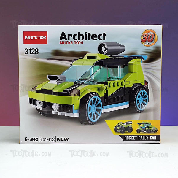 241 PC Architect Rocket Car 27 Change Brick Lego Puzzle Game for Kids - Tootooie