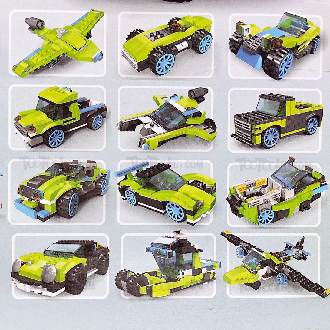 241 PC Architect Rocket Car 27 Change Brick Lego Puzzle Game for Kids - Tootooie