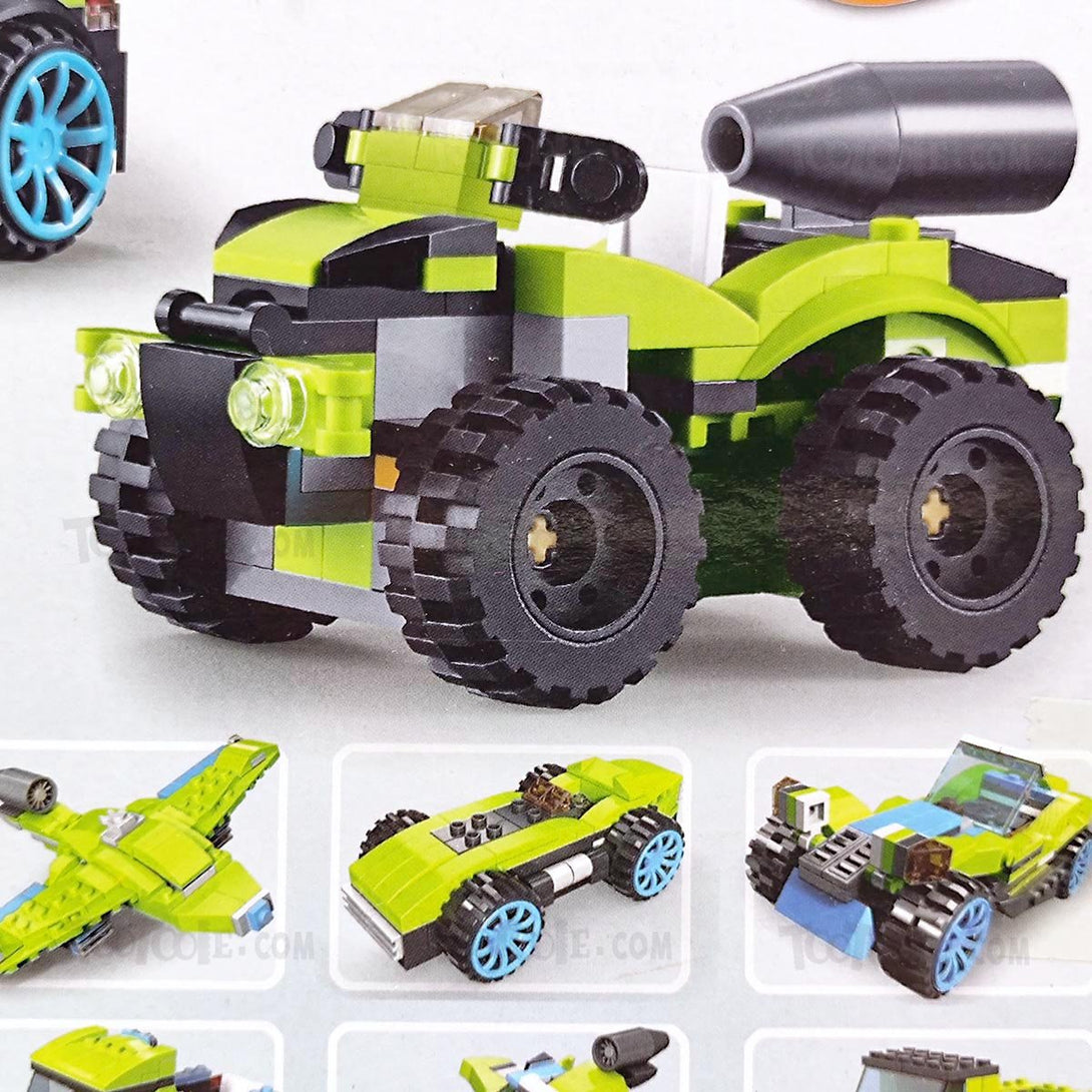 241 PC Architect Rocket Car 27 Change Brick Lego Puzzle Game for Kids - Tootooie