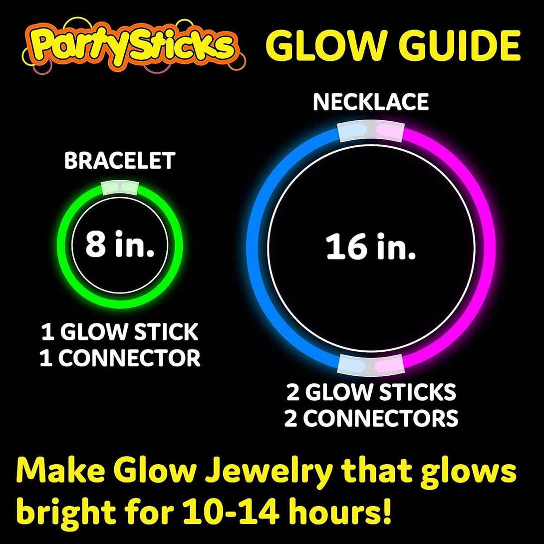 25 Pcs Glow Sticks - Glow In The Dark Fun Party Glowing Toys for Kids - Tootooie