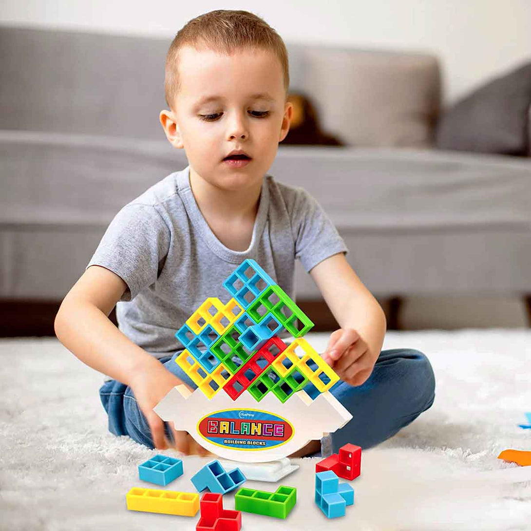 3D Stereoscopic Block Toys For Boys And Girls Balance Training Games Puzzle - Tootooie