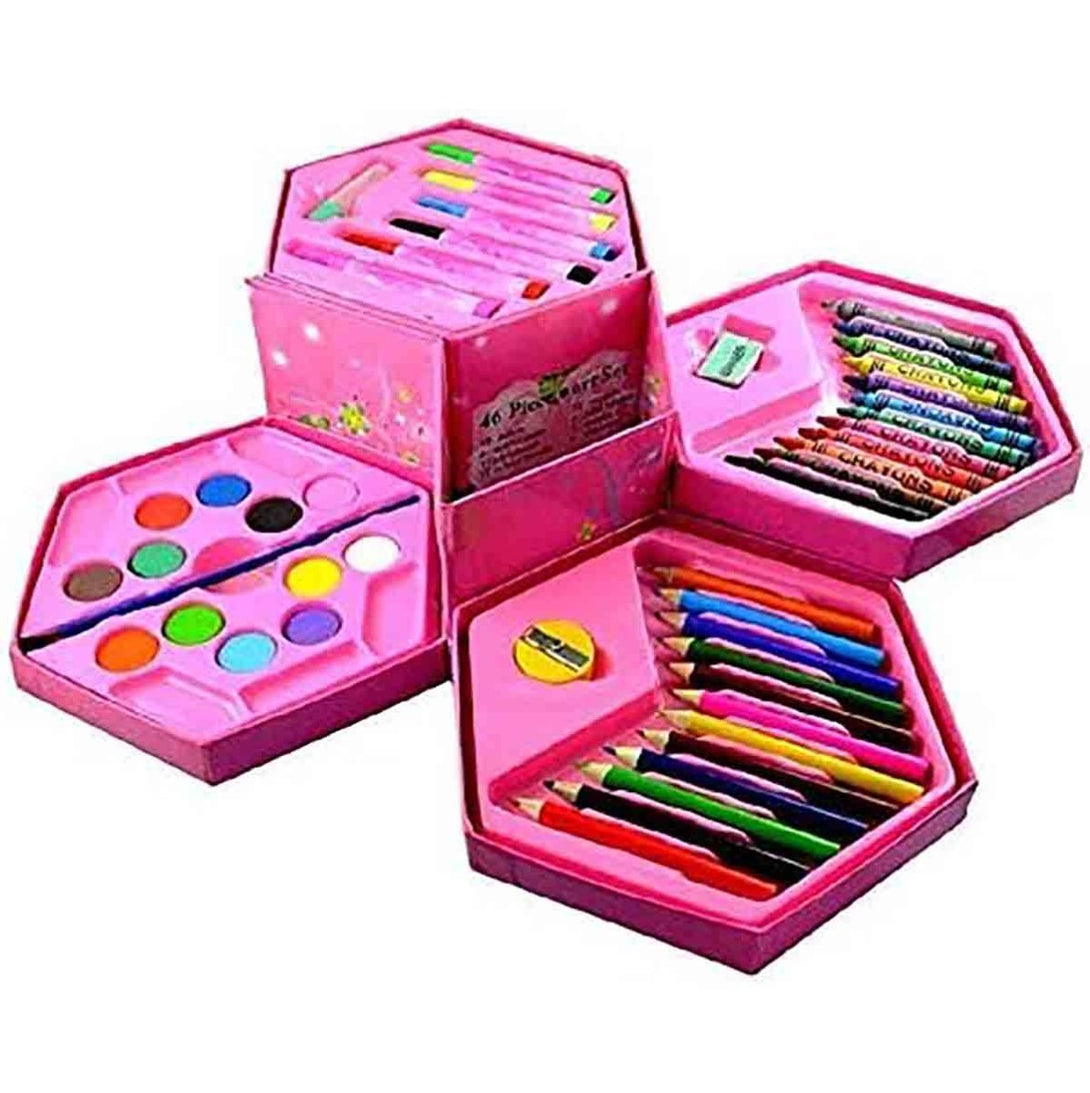 46 Pcs Amazing Colour Kit Art Set for Kids - Tootooie