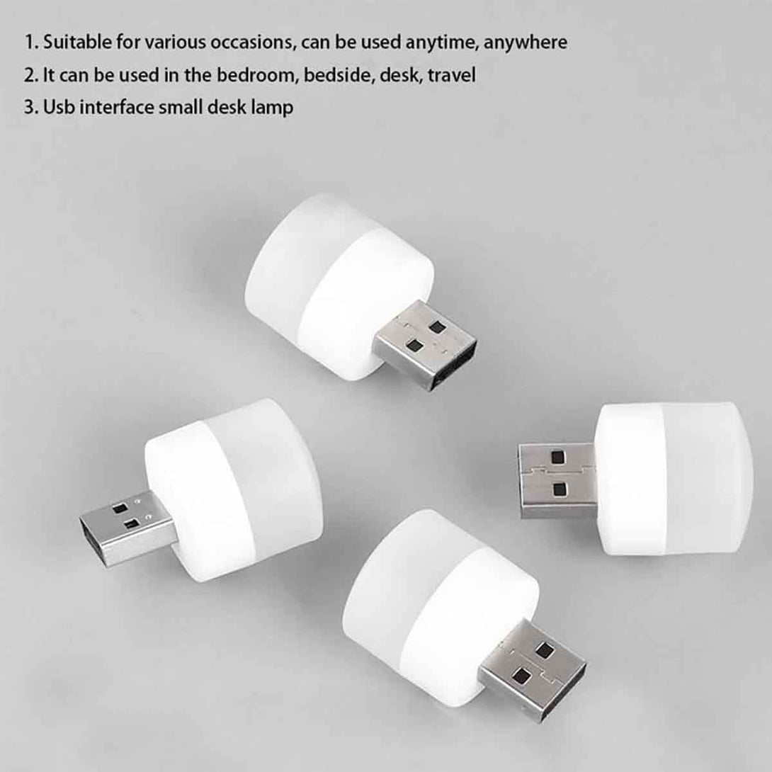 5 Pcs USB LED Energy-Saving Light Compact Bulb Portable Ambient Lamp - Tootooie