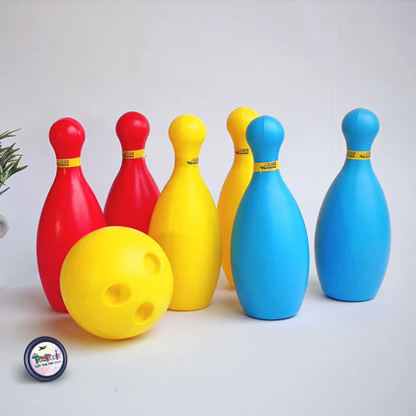6 in 1Colourful Bowling Pin Set - 01 - Tootooie