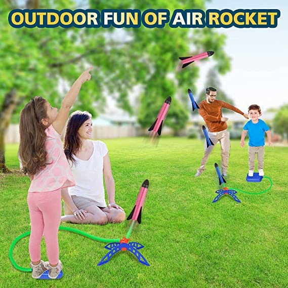 Flying Rocket with Launcher – High-Fly Action Toy