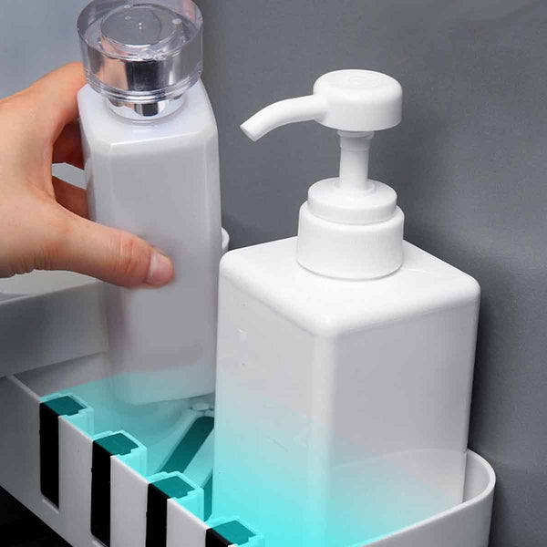 Wall-mounted Storage Shelf Bathroom Shampoo Shower Shelf Holder