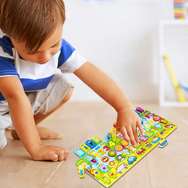 7 in 1 Wooden Board Puzzle game for Kids - Tootooie