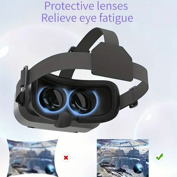 G10 3D VR Gaming Glasses - IMAX Cinema 360° View | Portable Head-Mounted Display for Movies & Games | Non-Electronic, Lightweight Design