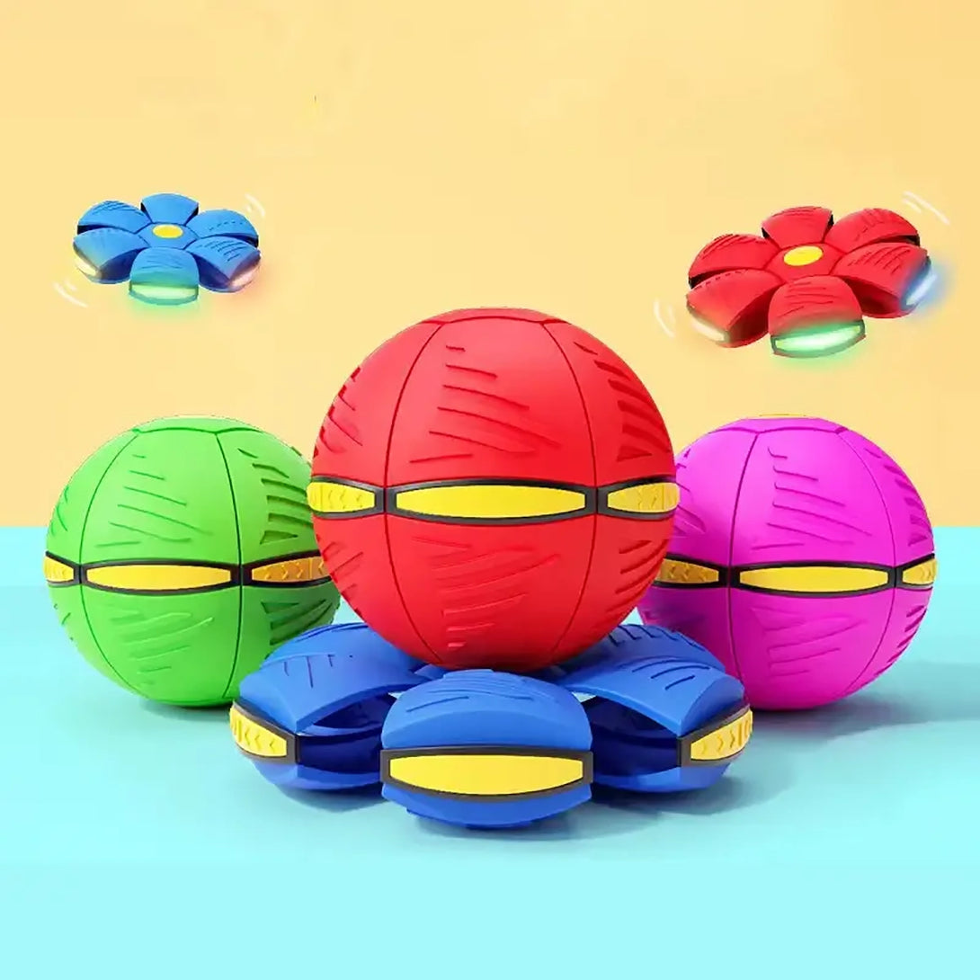 Magic Blast Flying Saucer UFO Football | Decompression Children's Outdoor Parent-Child Interactive Toy Ball