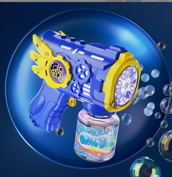 Flying Armor Bubble Gun – High-Speed Bubble Blaster Toy for Kids | Rechargeable | Outdoor Fun