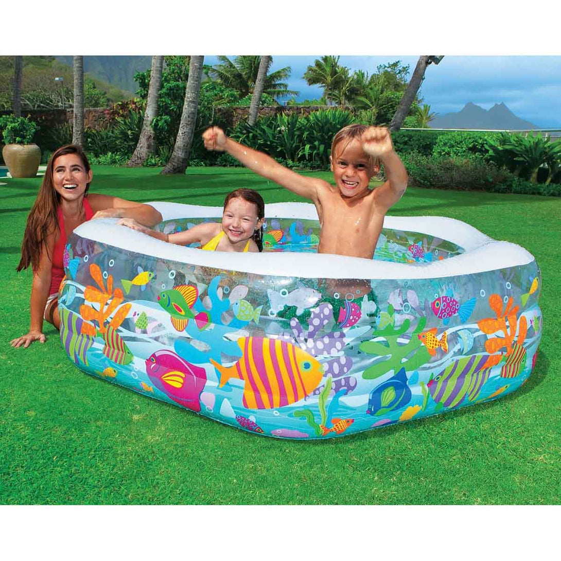 Air Baloon Pump and Intex Ocean Reef Pool For Kids - Tootooie