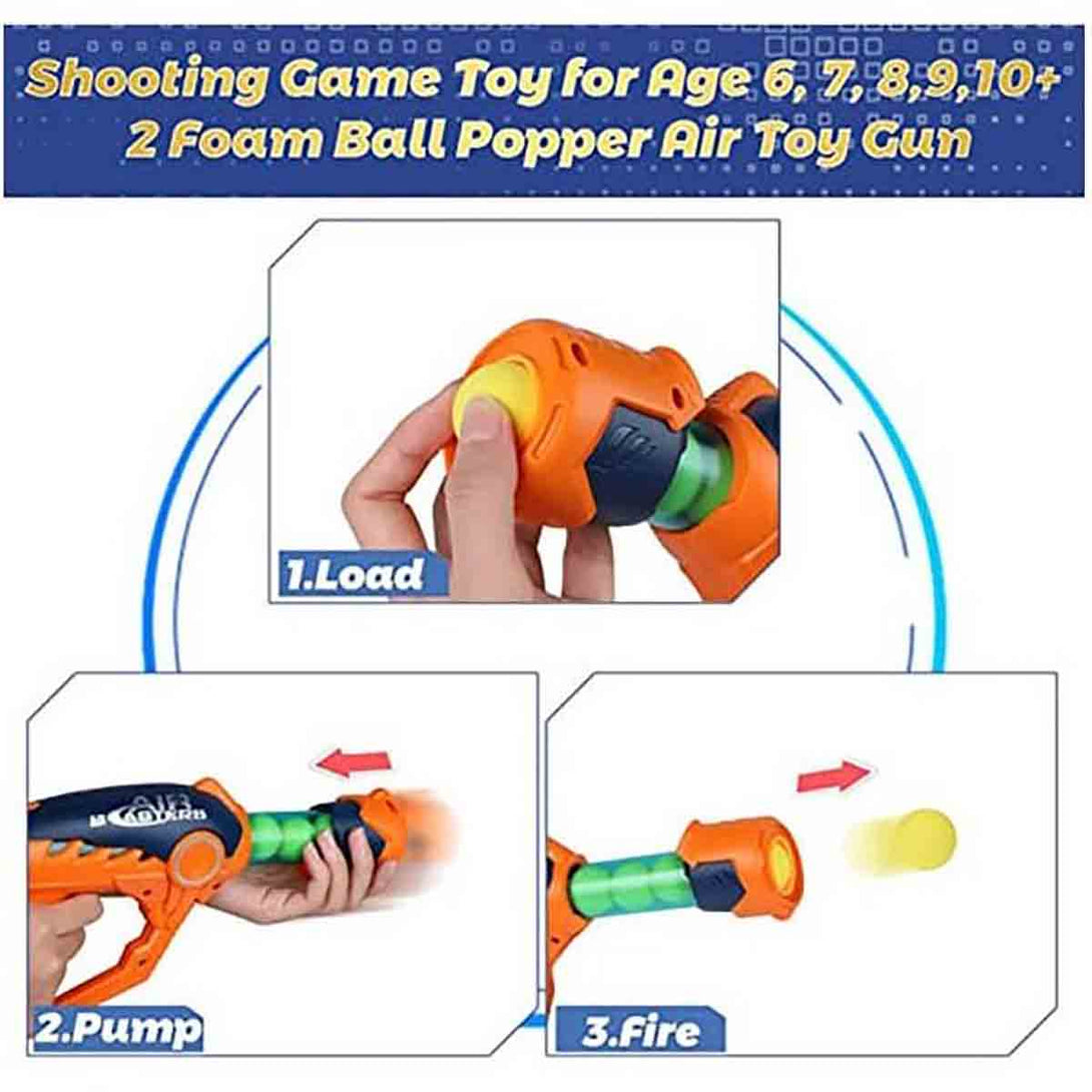 Air Pump with Soft Bullets Gun Toys For Kids - Tootooie