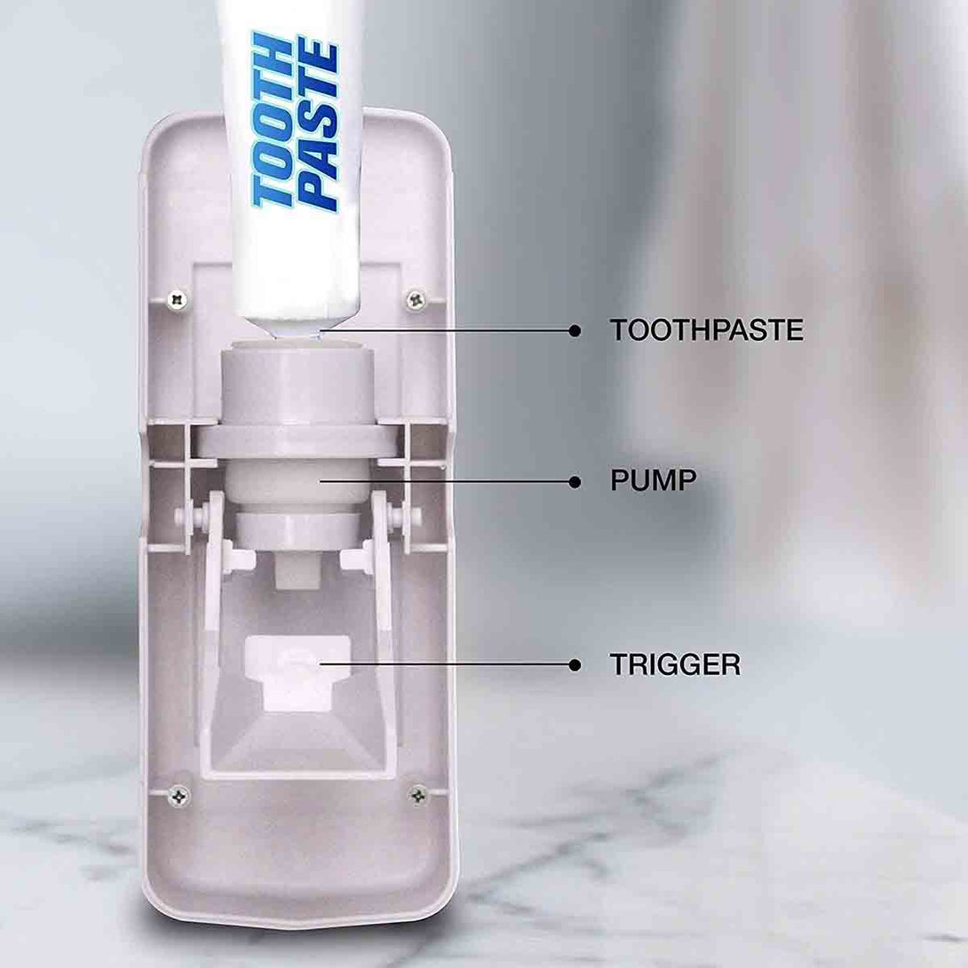 Automatic Hands Free Toothpaste Dispenser Wall Mounted - Tootooie