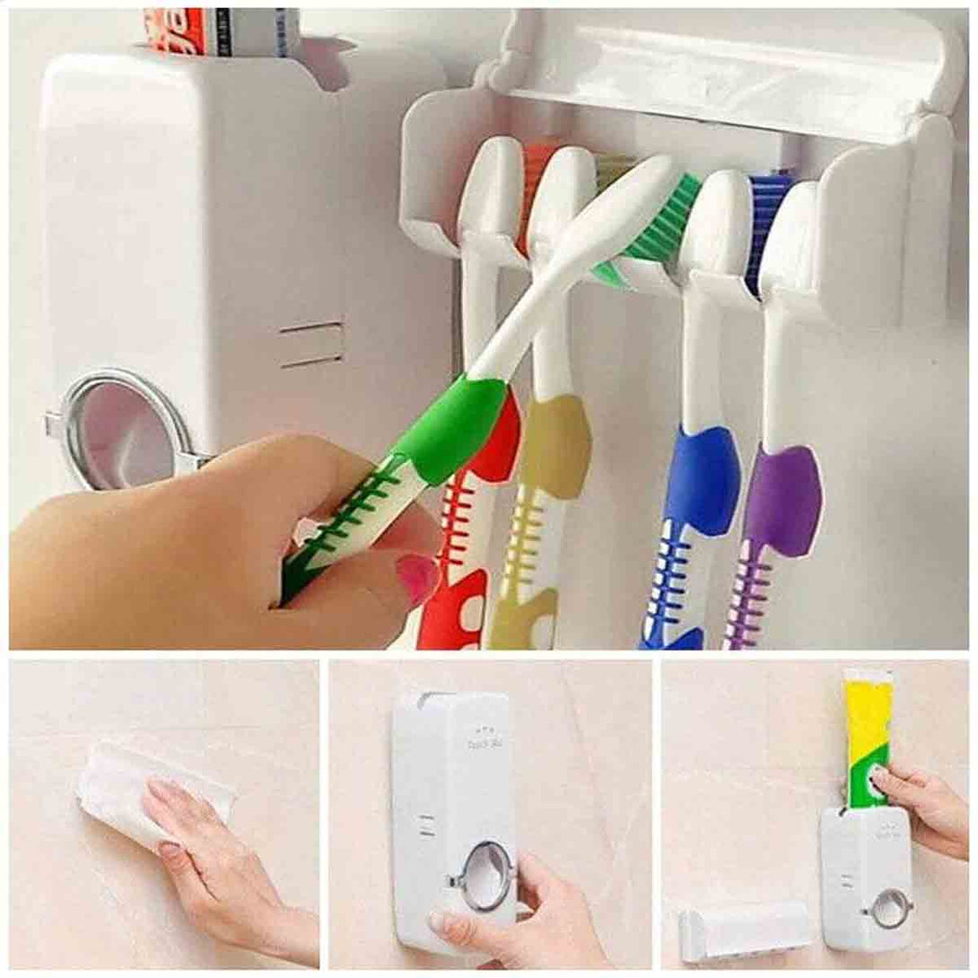 Automatic Hands Free Toothpaste Dispenser Wall Mounted - Tootooie