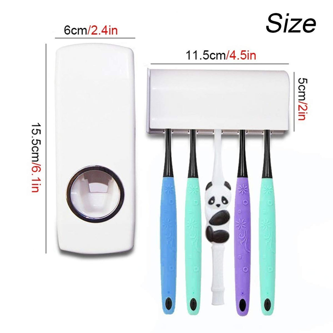 Automatic Hands Free Toothpaste Dispenser Wall Mounted - Tootooie