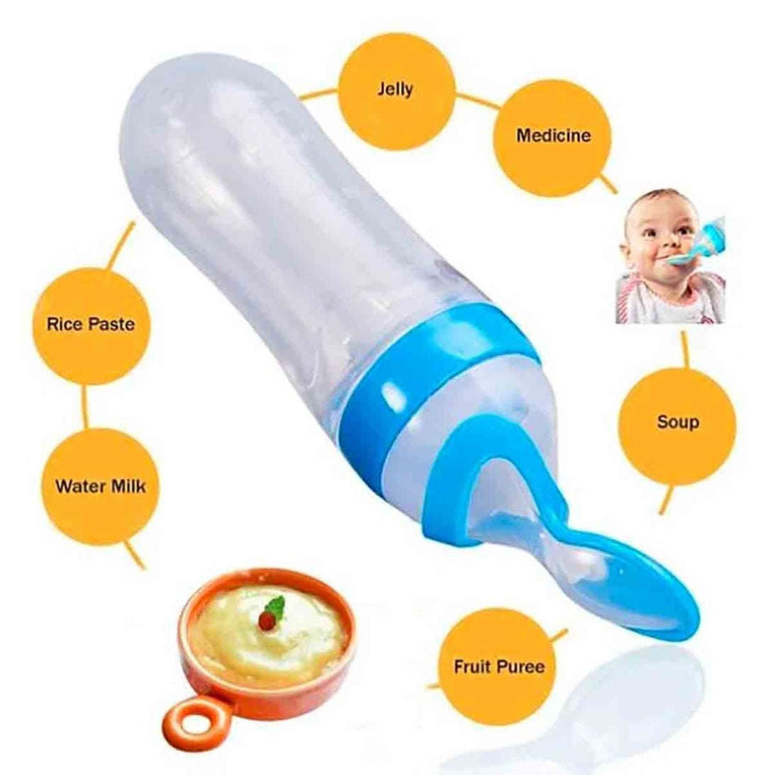 Baby Spoon Feeder Silicone Bottle Feeding - Tootooie
