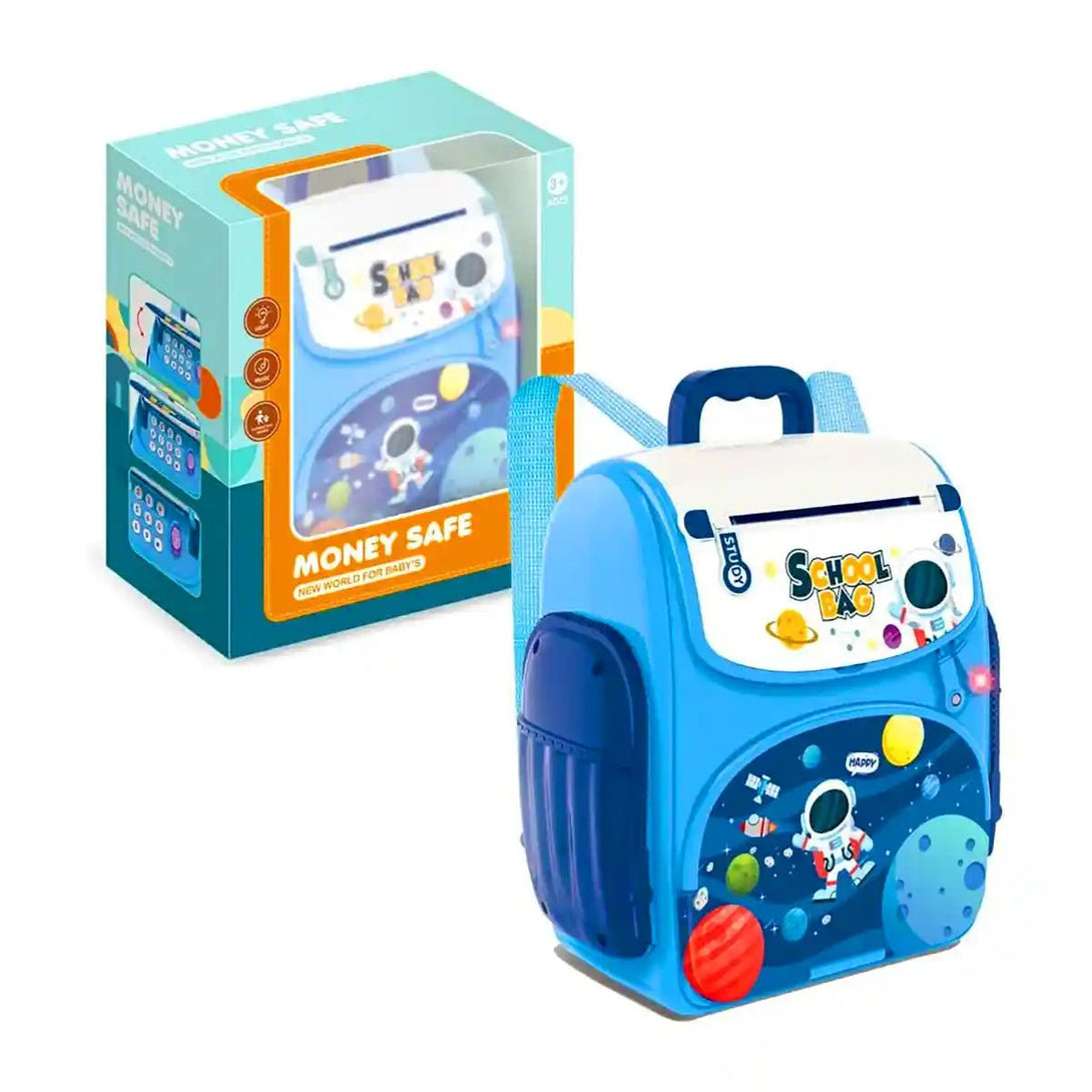 Bag Style SPACE Piggy Bank ATM for Kids with Password Light Sound Birthday Gift for Boys Girls - Tootooie