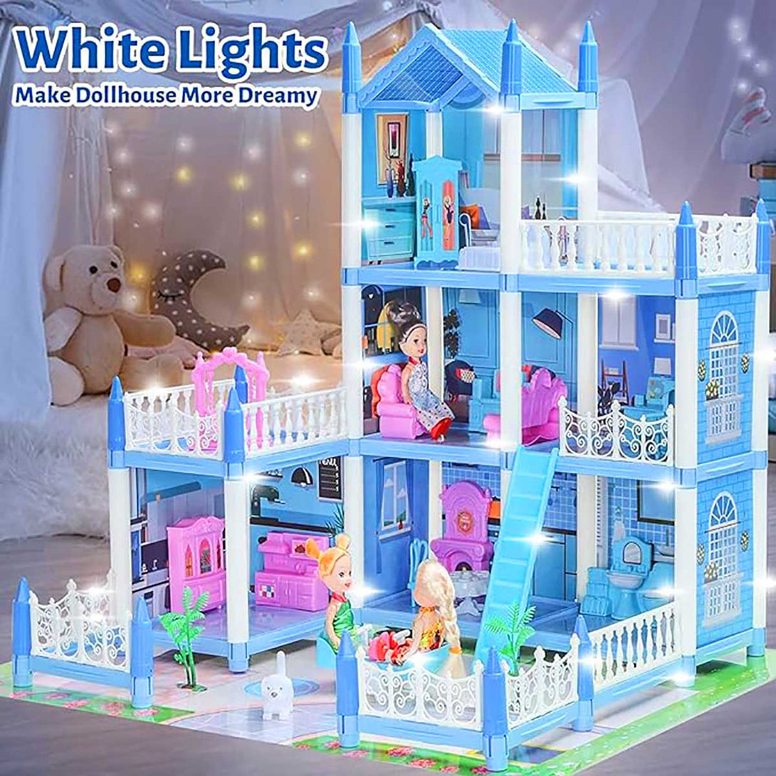 Beautiful Home Dream Become True Big Doll house toys for Girls Kids - Tootooie