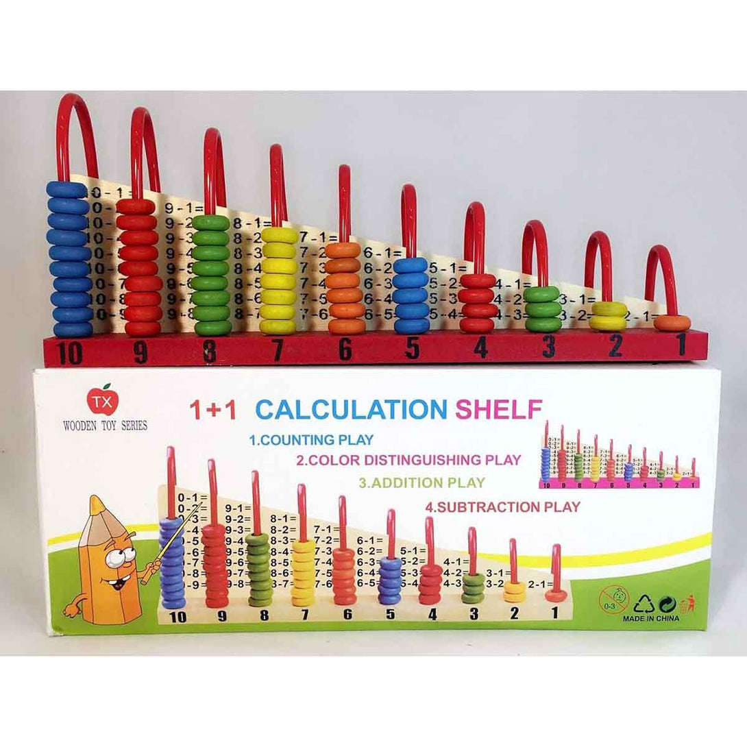 Calculation Shelf Abacus for Math Skills Montessori - Tootooie