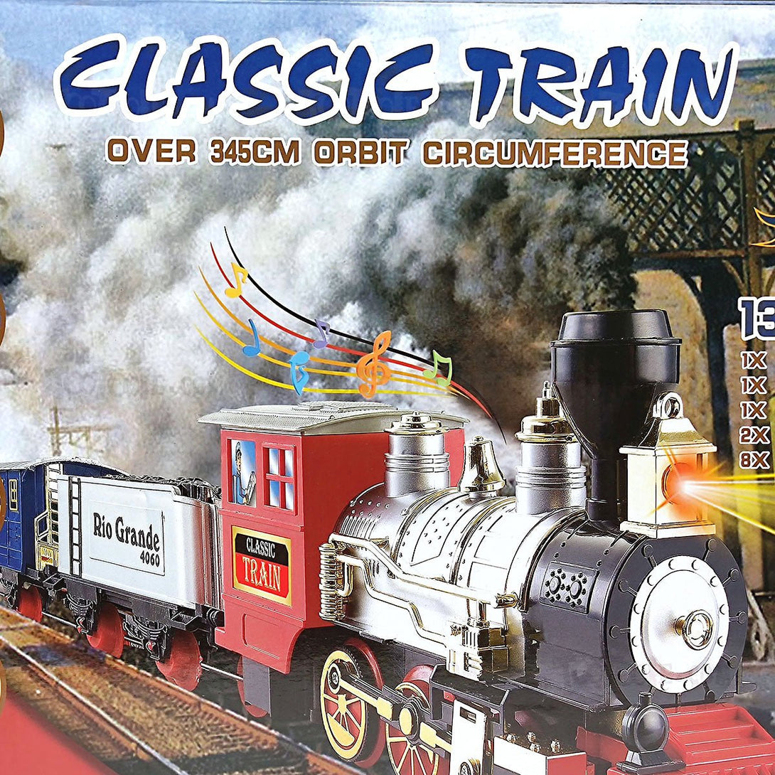 Classic TR Express Train Electric Track Set 13 PCs for Kids - Tootooie