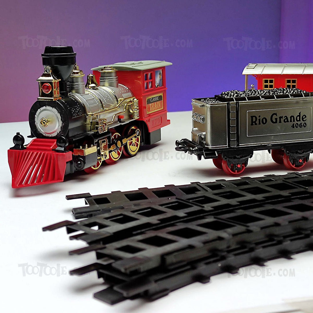 Classic TR Express Train Electric Track Set 13 PCs for Kids - Tootooie