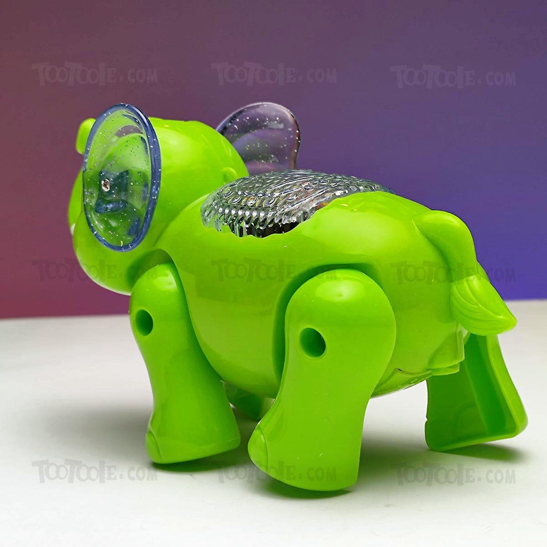 Clever Elephant Walking Jumping with Sound Light and Multiple Colors for kids - Tootooie