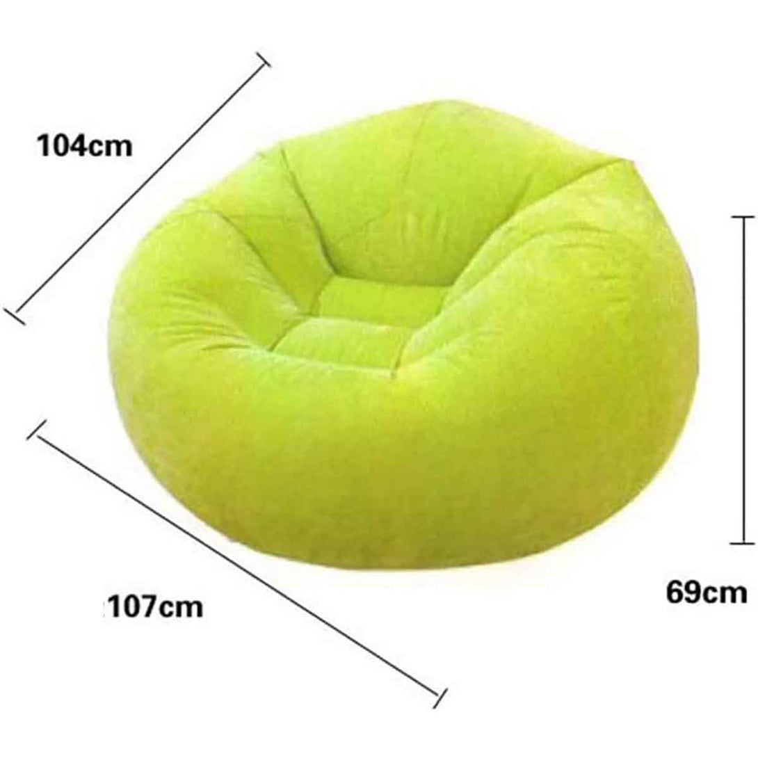 Creative Inflatable Sofa, Inflatable Folding Flocking Leisure Chair - Tootooie