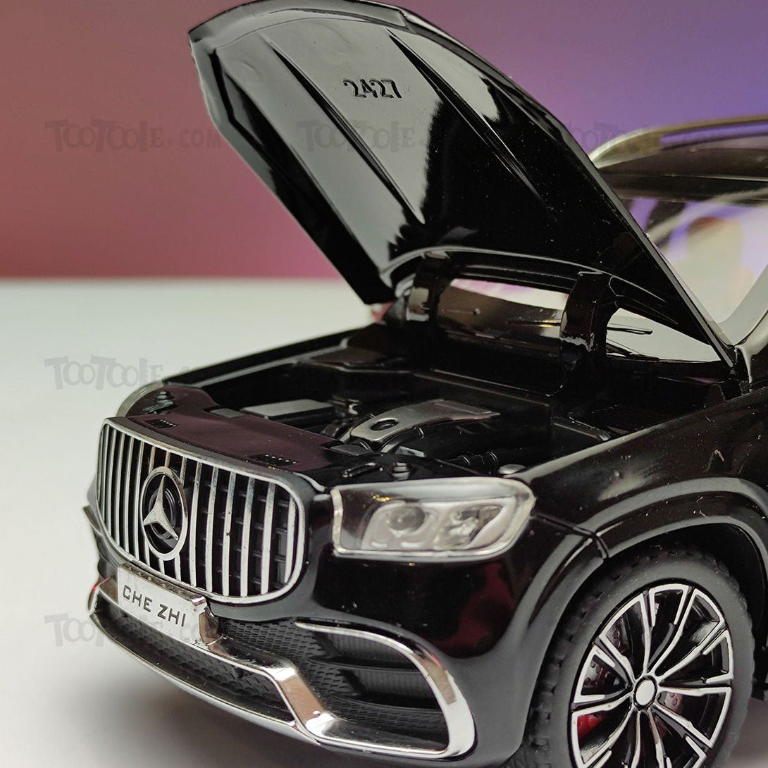 Diecast Car Mercedes GLS 600 Luxury SUV Pull Back Car Model with Sound Light - Tootooie