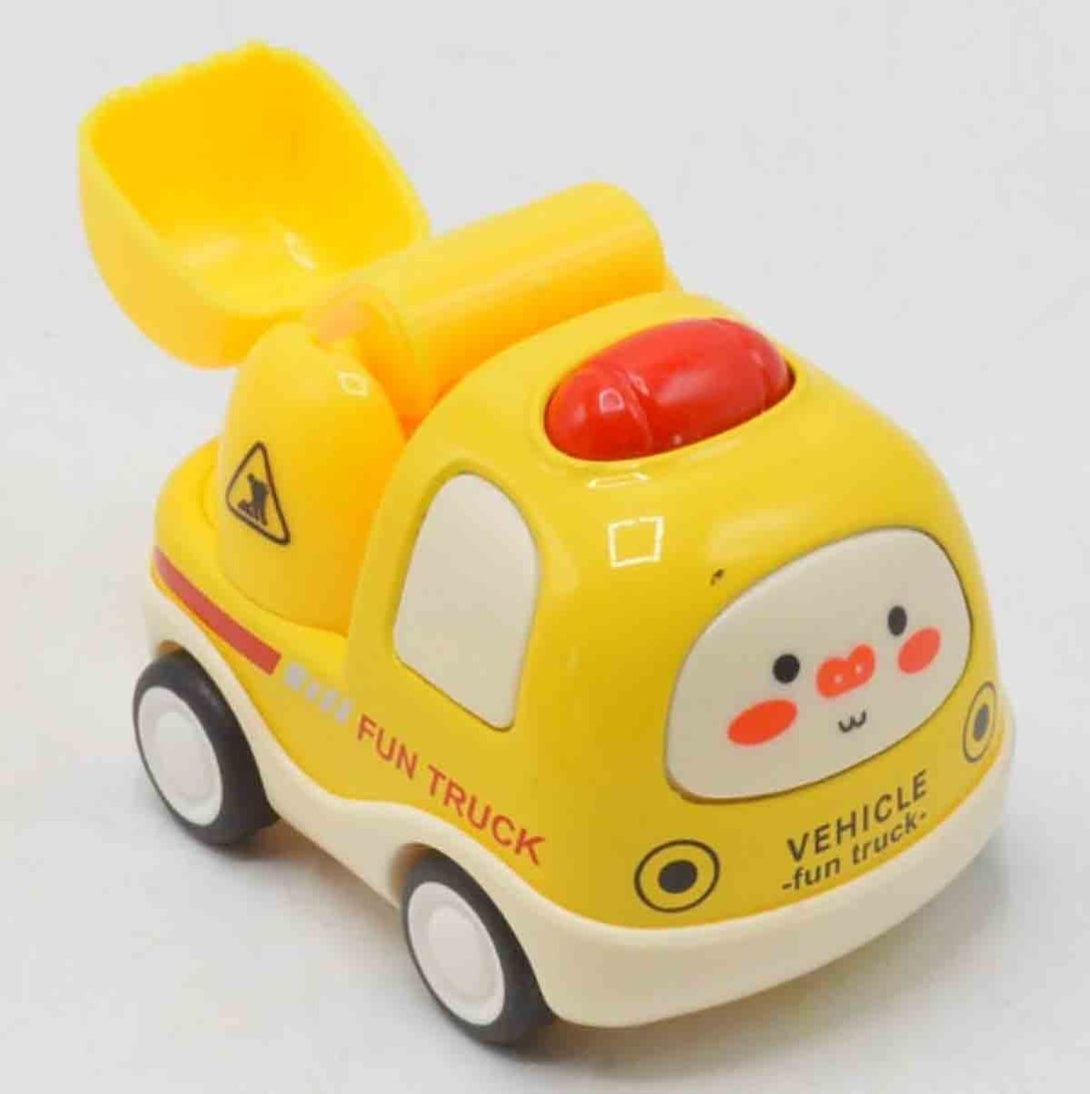 Diecast Mini Cartoon Car Pack of 4 For Kids - Tootooie