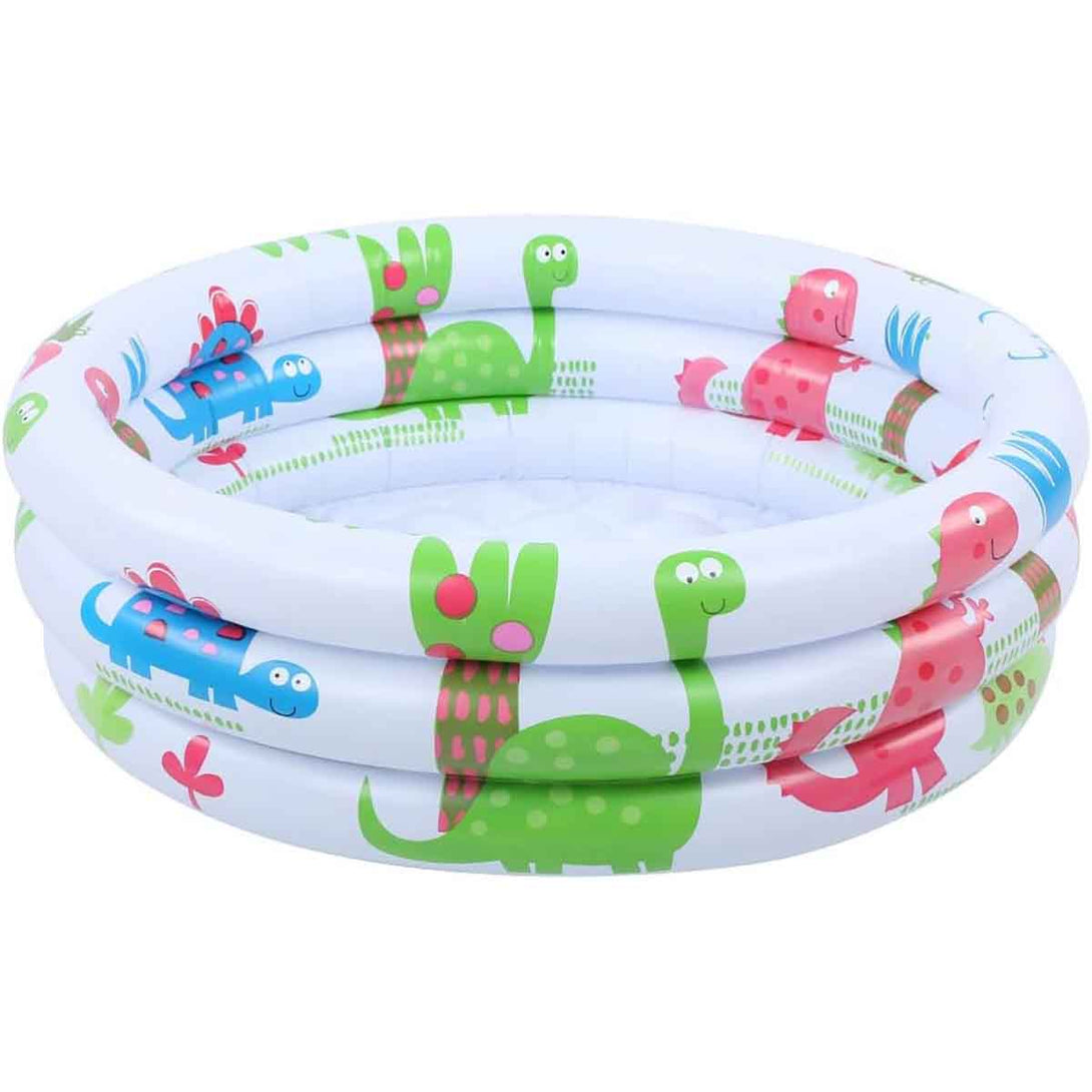 Dinosaur 3 Ring Baby Pool Play For Kids - Tootooie