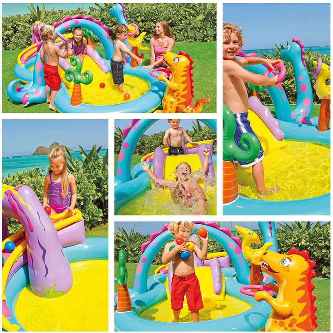 Dinosaur Kids Water Play Land Pool For Kids - Tootooie