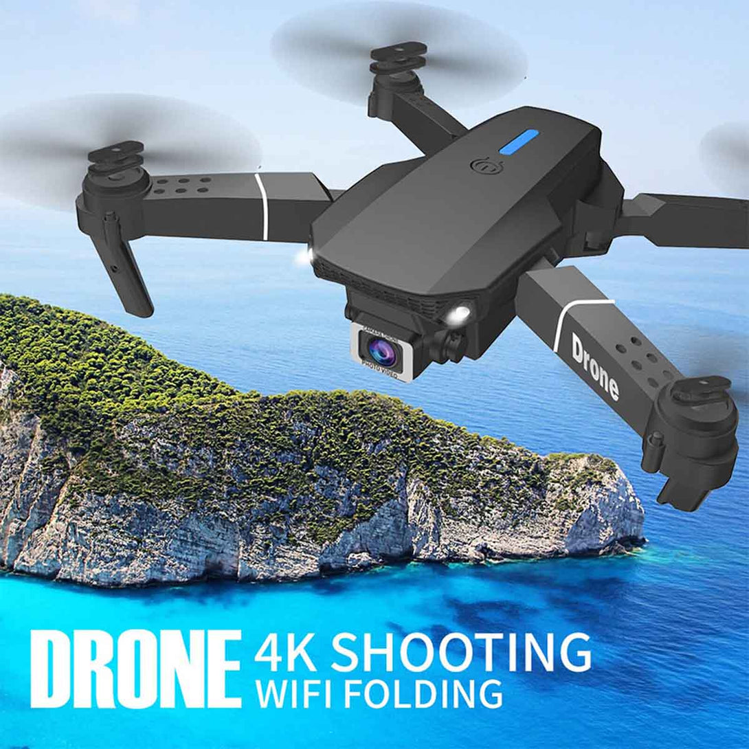 DM97 Drone With Wifi Fpv 4K Hd Camera Foldable RC Quad-Copter - Tootooie