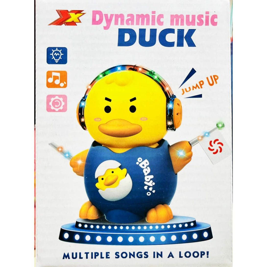 Duck Dynamic Little Duck Toy with Music Flashing Lights for Kids - Tootooie