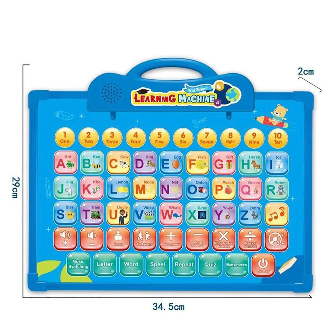 Early Learning Machine Writing Board Double Sided Alphabet Educational Toy for Kids - Tootooie