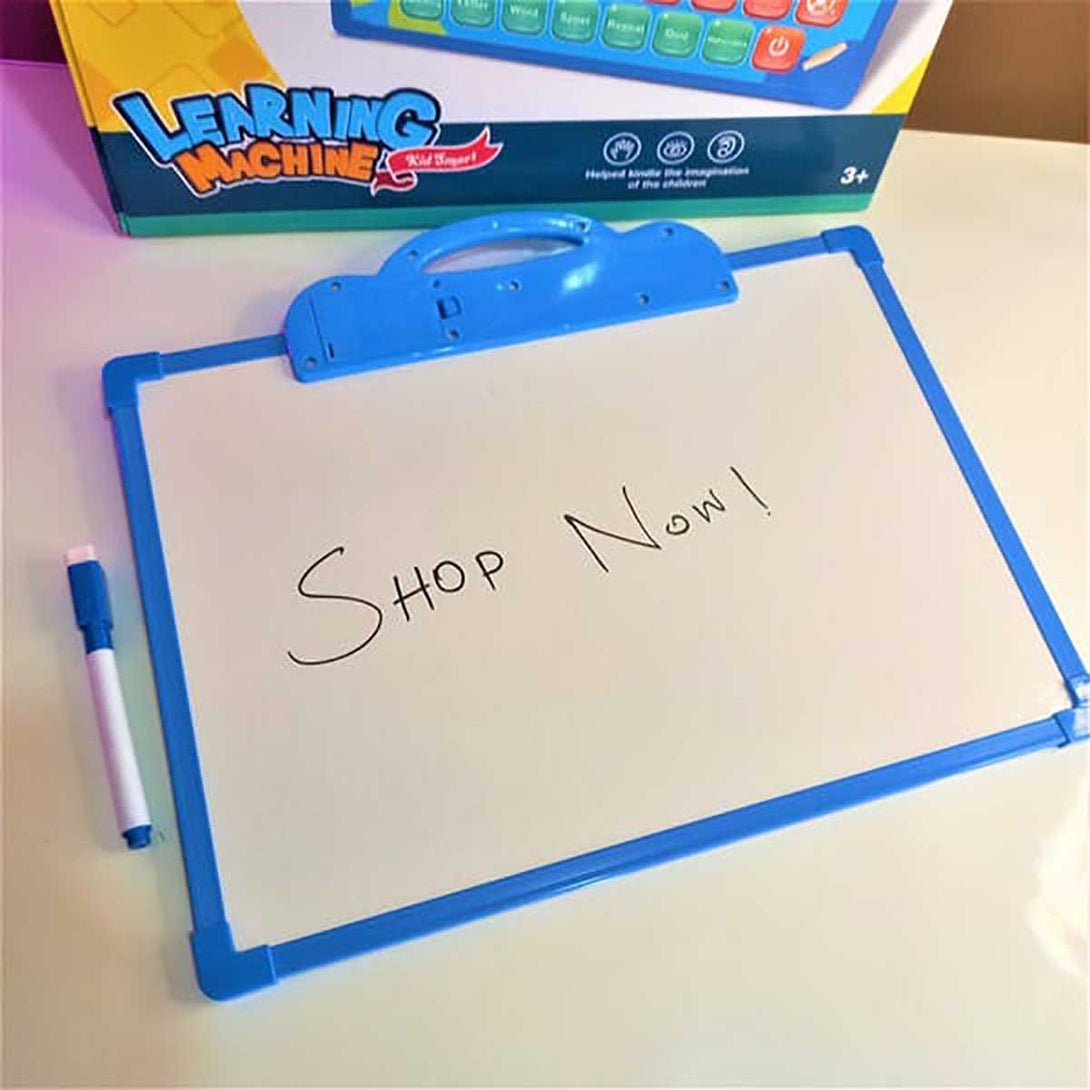 Early Learning Machine Writing Board Double Sided Alphabet Educational Toy for Kids - Tootooie