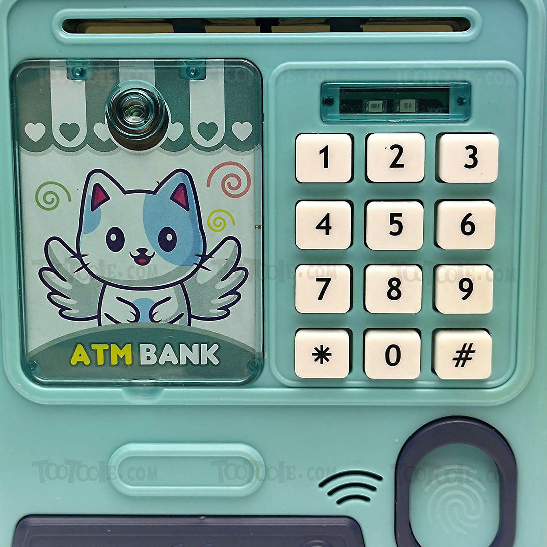 Electronic Piggy ATM Bank Money Box Machine for Kids Financial Assistant - Tootooie