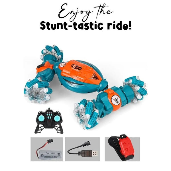 Eternal Stunt One Key Smoke Light Spray With Remote And Wrist Sensor Car For Kids - Tootooie
