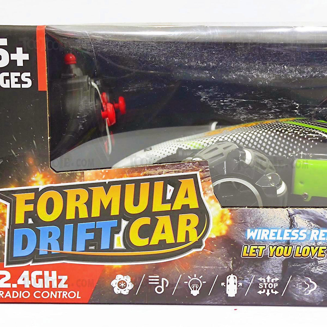 Exotic Formula1 Drift Stunt Smoke Lights RC Car Toy for Kids - Tootooie