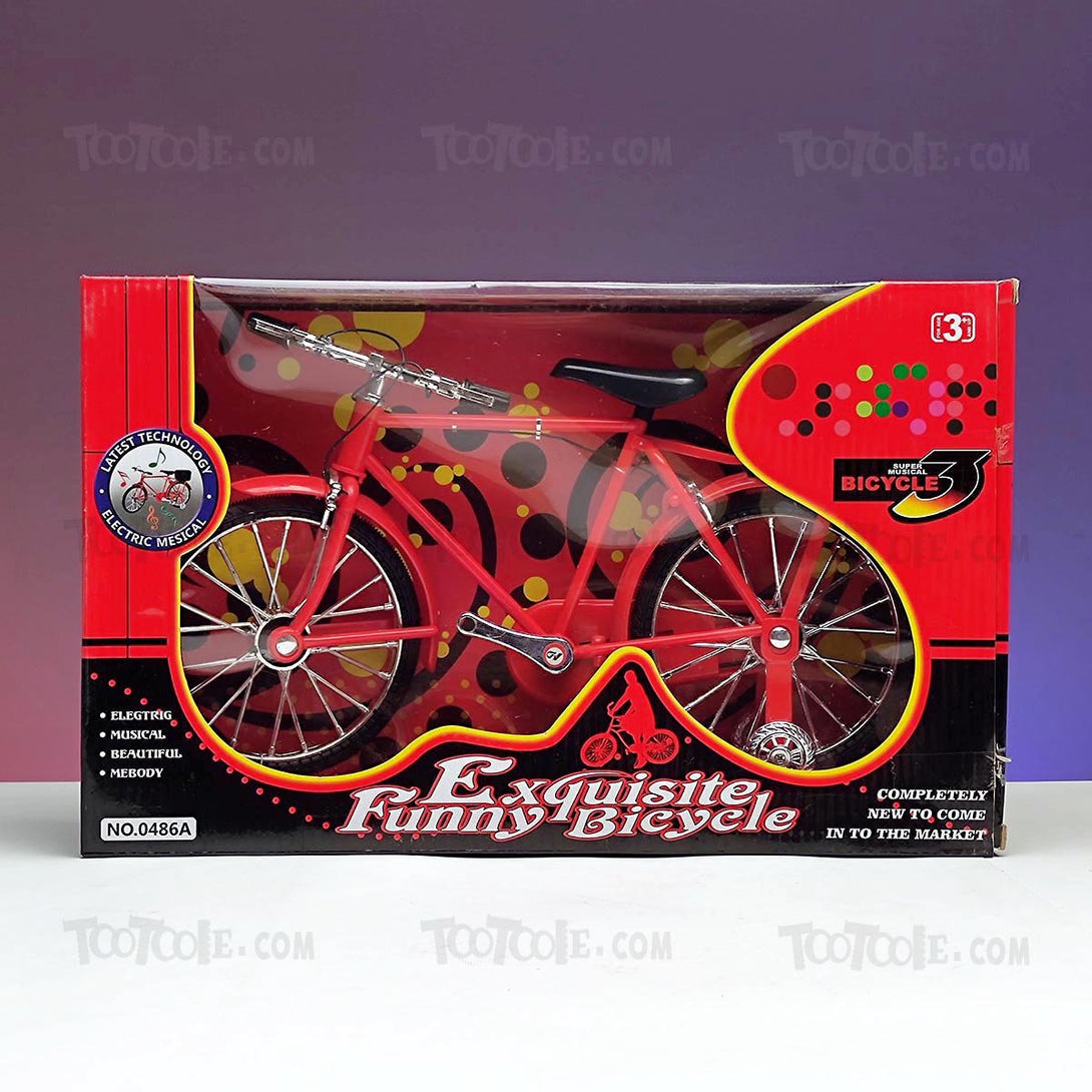 Exquisite Funny Bicycle with Musical and Electric Functions Toy for Kids - Tootooie