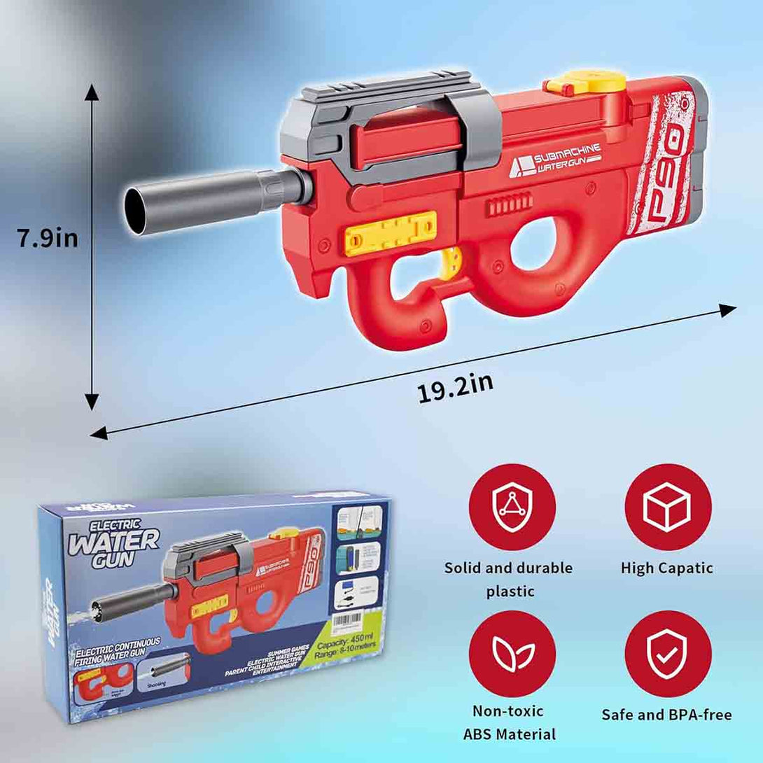 Famous P90 Electric Burst Large-capacity Water Gun Pool Party Beach Water Toy - Tootooie