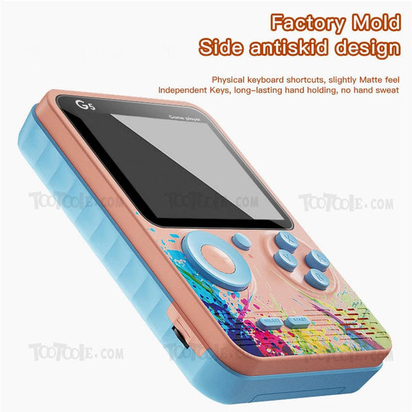 G5 Handheld Game Box Retro Classic Built-in 500 Games Console 3.0 Inch LCD Screen Remote For kids - Tootooie